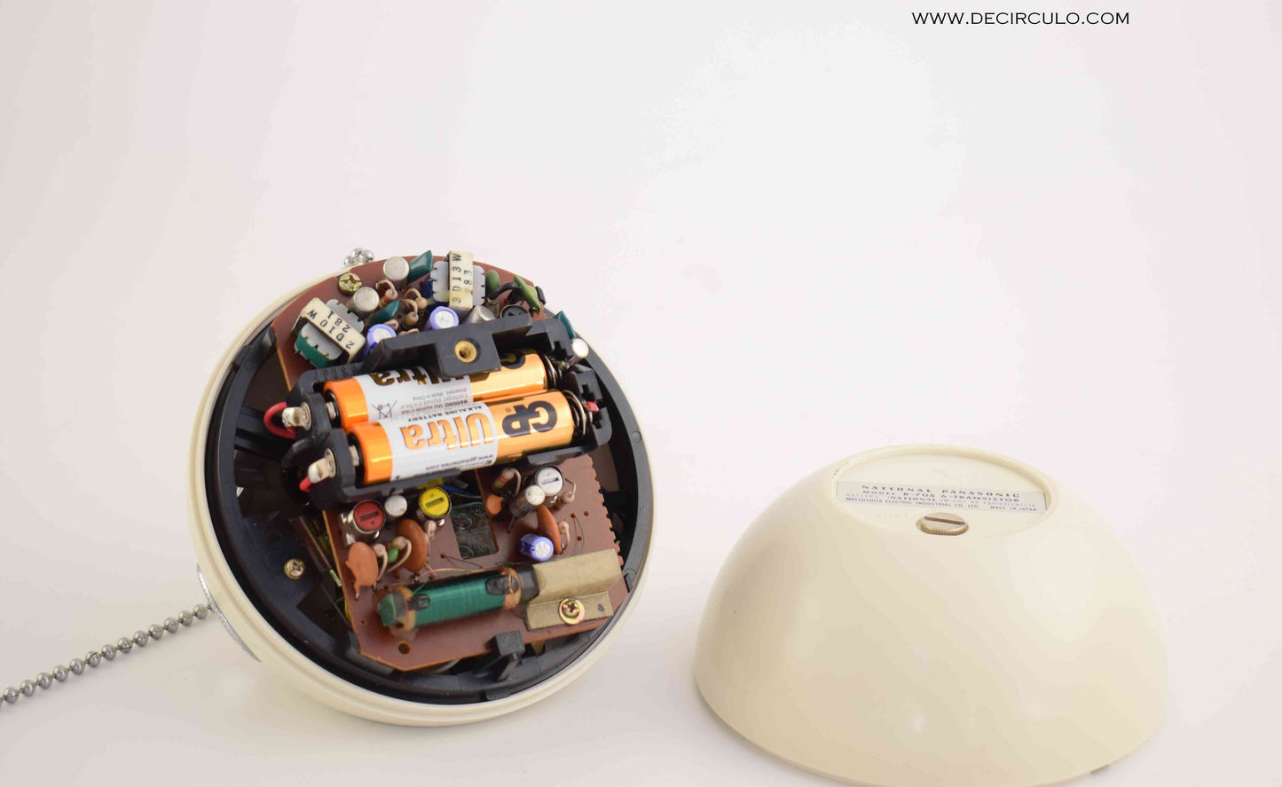 panasonic, radio, modern, orange, gift, panapet, space, ufo, retro, flower power, eames era, natonal, japan