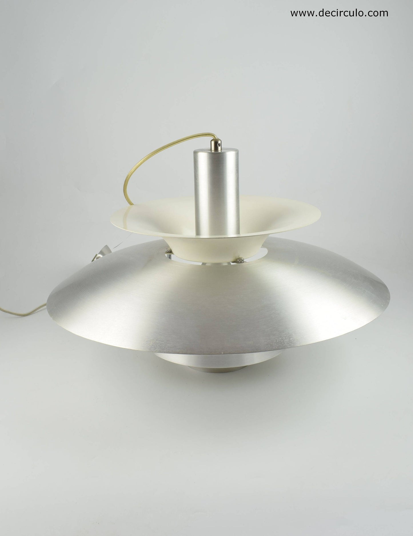 Grote aluminium hanglamp, hanglamp scandinavische designlamp