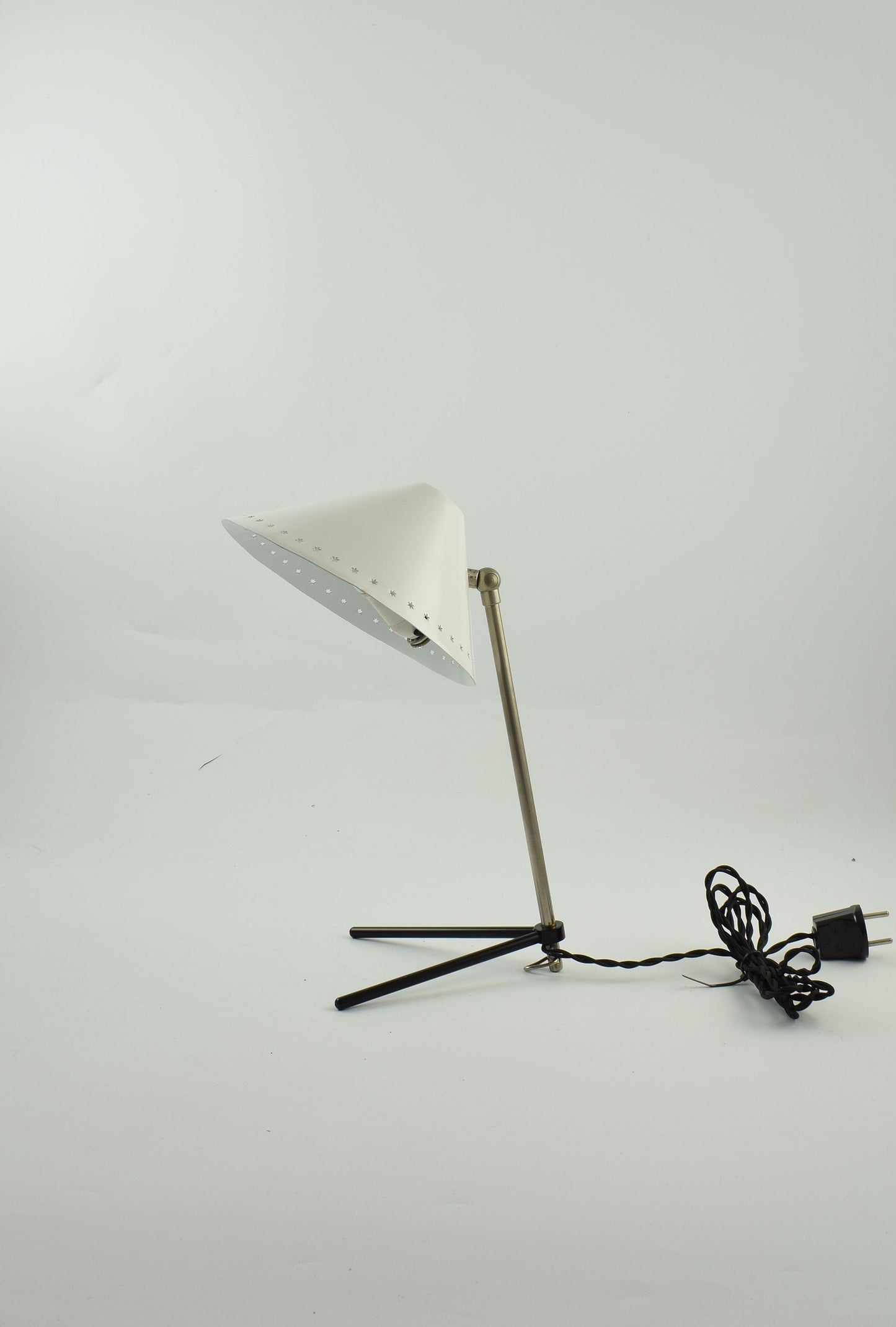 Pinocchio lamp or pinokkio lamp by H.Busquet from hala minimalist industrial icon from the fifties