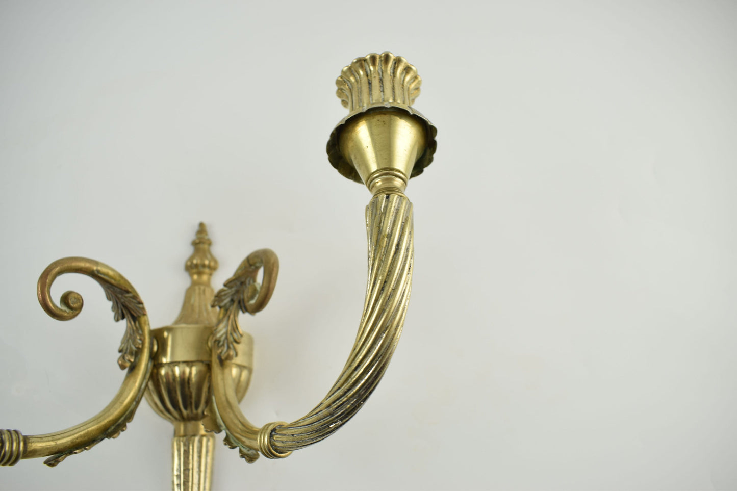 French brass wall candle holder Sconce