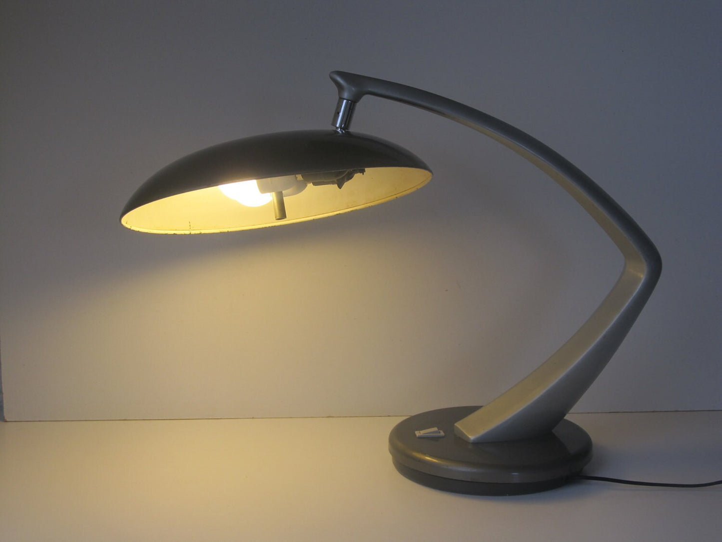 Fase Boomerang Madrid Spain, Reserved for R. Vintage Retro desk table lamp
