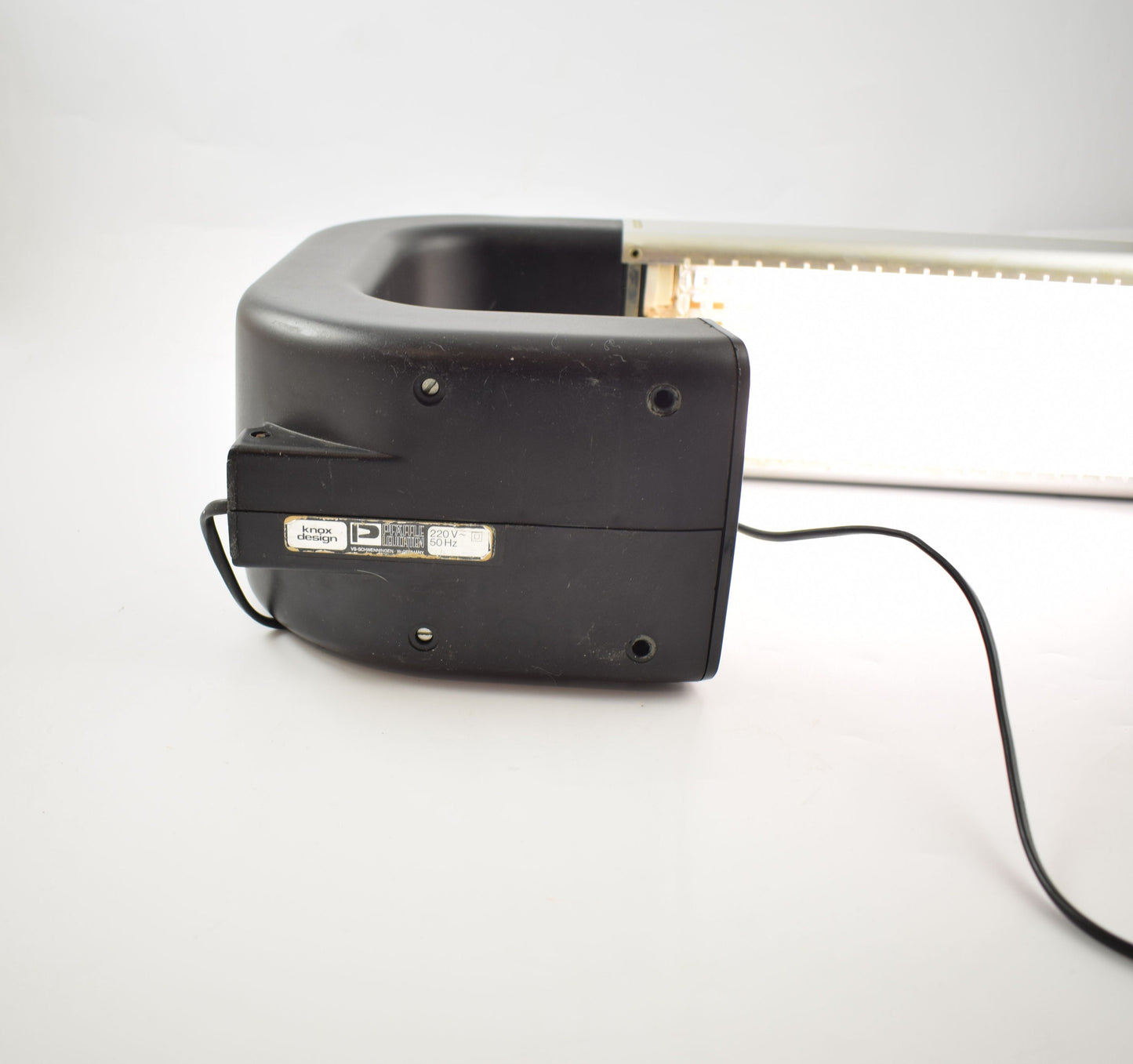 Pfäffle west german space age alarm clock and lamp, designed by knox.