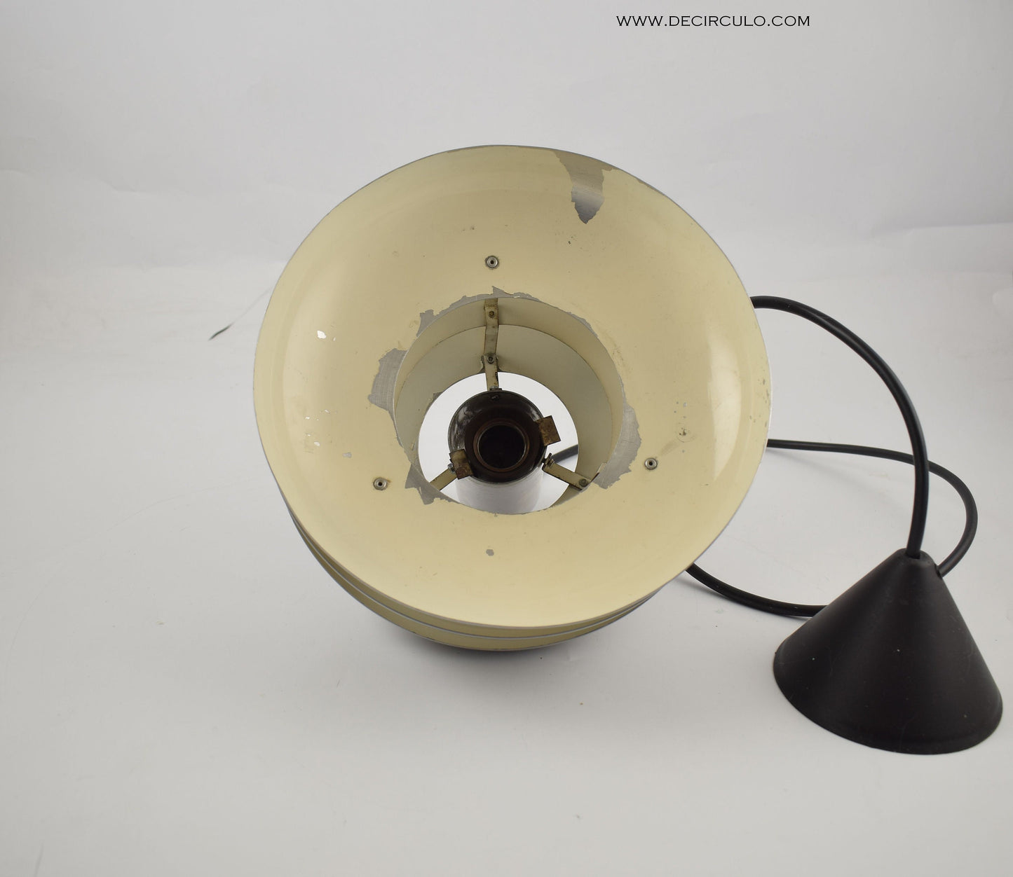 Hans Agne Jakobsson T-724 hanglamp voor Markaryd, aluminium Zweedse midden moderne designlamp