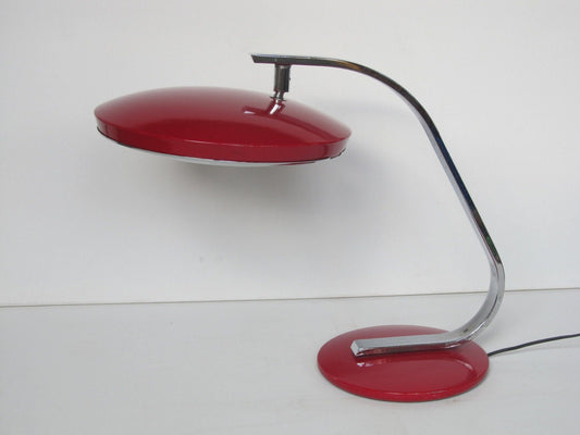 Fase Lamp Madrid era espacial Lámpara de mesa o escritorio, lámpara modernista española de mediados de siglo de los años 1970