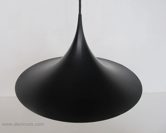 Fog Morup black pendant lamp SEMI, Claus Bonderup and Torsten Thorup, Fog Morup