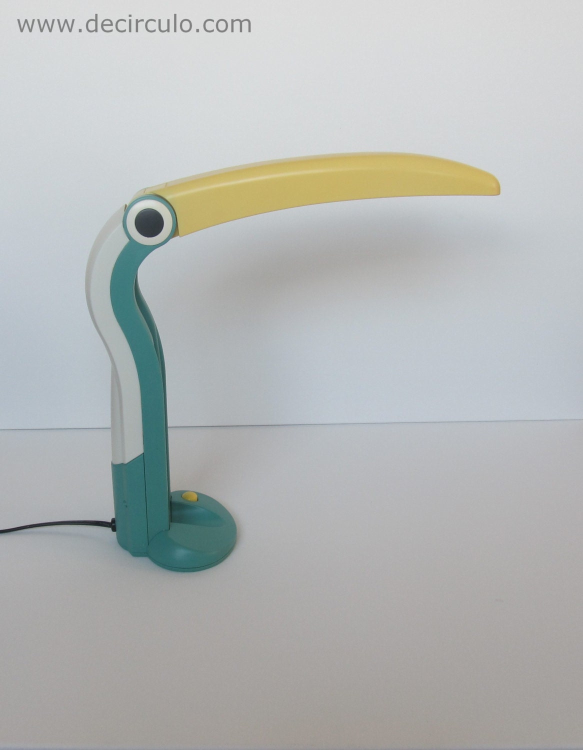 Retro toucan pelican desk table Lamp from huangslite, 1980's vintage great lighting for childrensroom bedroom or office workplace