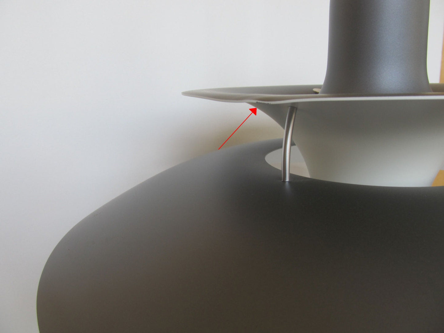 PH5 Pendant Lamp by Louis Poulsen Design: Poul Henningsen. Dark gray