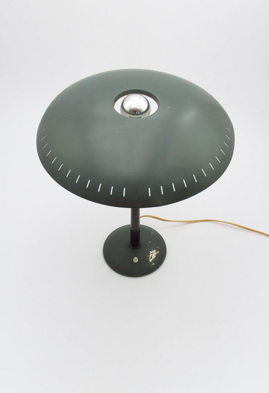 Louis Kalff for philips designer table lamp evoluon from the 1950s