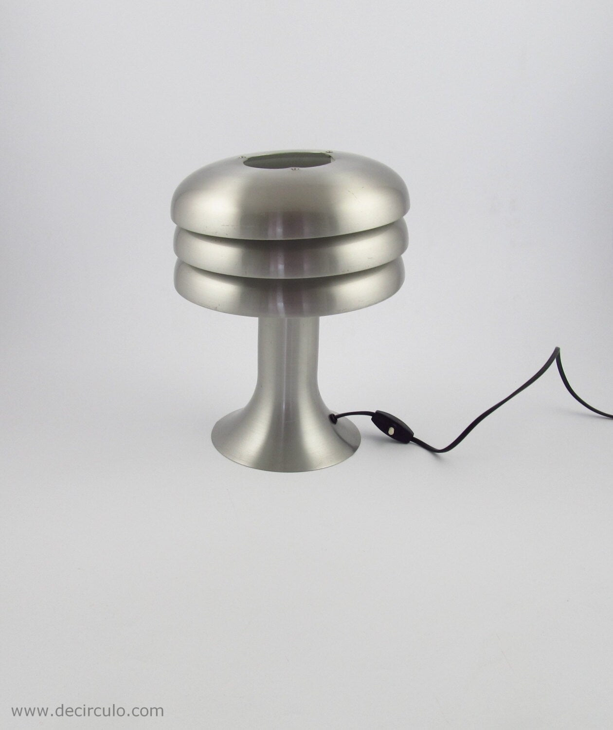 Hans-agne Jakobsson aluminium desklamp, Swedish design table lamp