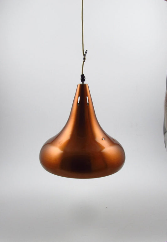 Brushed alumininum copper colored carambole biljart lamp